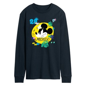 Men's - Disney - Mickey Mouse So Cool Long Sleeve Graphic T-Shirt - 1 of 4
