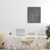 Stupell Industries Minimal Gray Poppies Floating Frame Canvas Art - 3 of 4