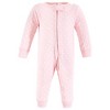 Hudson Baby Infant Girl Cotton Sleep and Play, Girl Arctic Animals - 4 of 4