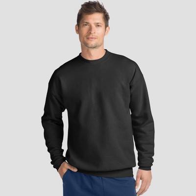 Hanes Men's EcoSmart Fleece Crewneck Sweatshirt - Black XXL