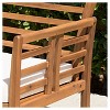 Caydon 4pc Acacia Wood Patio Chat Set with Cushions - Brown Patina - Christopher Knight Home: Outdoor Seating Ensemble - 4 of 4