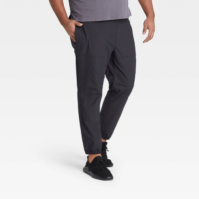 Men's Utility Tapered Jogger Pants - All in Motion™ Black M