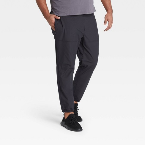 Men's Soft Stretch Tapered Joggers - All in Motion™ Black S 