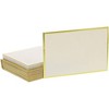 Sustainable Greetings 48 Pack Blank Invitation Cards and Envelopes for Wedding Birthday Baby and Bridal Shower, Gold Foil Border, 5 x 7 inches - 2 of 4