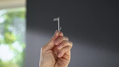 3M Hardened Steel 15lb Drywall Picture Hanger with Spot Markers, Pack of 5
