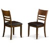 HomeStock Seaside Serenity Dining Chair Wooden Seat, Set of 2 - 4 of 4