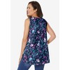 Woman Within Plus Size High-Low Tank - 3 of 4
