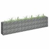 vidaXL Galvanized Steel Gabion Raised Garden Bed 106.3"x11.8"x23.6" - Durable Planter for Flowers and Plants - Outdoor Patio Gardening - 2 of 4