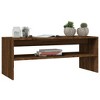 vidaXL Coffee Table Brown Oak 39.4 in.x15.7 in.x15.7 in. Engineered Wood - 3 of 4