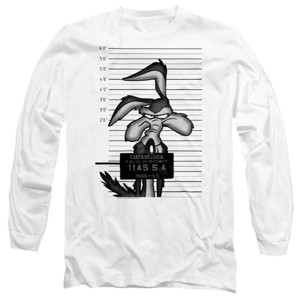 Men’s Looney Tunes Wile E. Coyote Busted Long Sleeve T-Shirt - 1 of 4