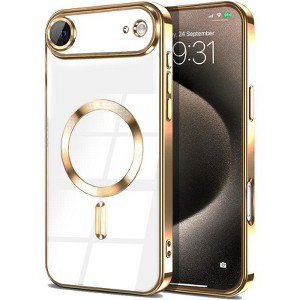Entronix [Magnetic] Case Compatible with iPhone 17 Air - [Clear Back] Luxury Glossy Cover - 1 of 4