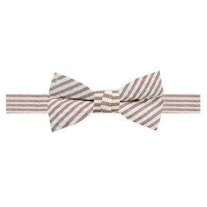 Jacob Alexander Young Boys’ Seersucker Striped Pre-Tied Bow Tie - 1 of 4