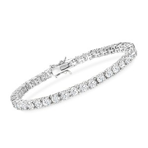 Ross-Simons 10.00 ct. t.w. CZ Tennis Bracelet in Sterling Silver - 1 of 4