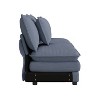 Modular Corduroy Sofa Couch, Upholstered Sofa with Removable Pillows & Deep Seat for Living Room - ModernLuxe - 3 of 4