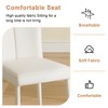 PAGED Modern Minimalist Dining Chairs PU Dining Room Chairs with Metal Legs and High-Density Sponge Seat Cushion for Kitchen - 4 of 4
