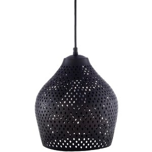 Mark & Day Oberdrauburg 9"H x 9"W x 9"D Modern Black Ceiling Lights - 1 of 4
