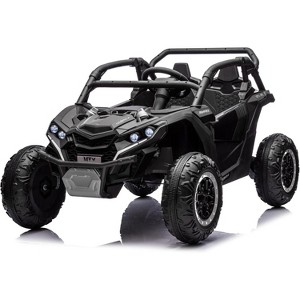 24V Kids Ride On Utv,2-Seater 4WD Off Road Electric Vehicle with Remote Control - 1 of 4