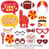 Big Dot of Happiness In My Football Era - Red and Gold Sports Party Photo Booth Props Kit - 20 Count - 2 of 4