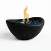 VYNXARIA Tabletop Fire Pit Black, Outdoor & Indoor Fire Pit, Portable Concrete Fire Pit, Personal Ethanol Fireplace, Outdoor Table Top Fire Pit - 2 of 4