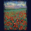 Junior's Design By Humans POPPIES By creese T-Shirt - 2 of 3