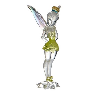 Figurine 4.25 In Tinker Bell Acrylic Facet Disney Showcase Collection Figurines