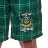 Harry Potter Pajamas Mens' Hogwarts House Crest Plaid PJ Lounge Shorts - 3 of 4