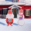 Nifti Nest 2 PCS Santa and Snowman Yard Signs - 2 of 4