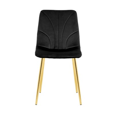 NicBex Dining Chair Set of 4 Kitchen Furniture Modern Upholstered Metal Legs Side Chair