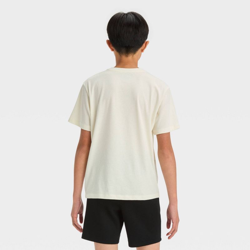 Boys' Short Sleeve Rocky Graphic T-Shirt - art class™ Light Beige, 4 of 5