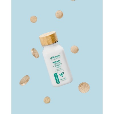 drTung's Herbal Toothpowder Tabs - Spearmint: 4.5 oz, Xylitol, 1 Tablet Package