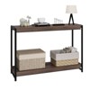 40" Console Table, 2-Tier Farmhouse Narrow Entryway Table , Sofa Table, Console Tables for Entryway - 2 of 4