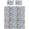 Tadpoles 3-Piece Gamer Glow in The Dark Comforter Set - Game Controllers Print - Full - Blue, Grey - 2 of 4