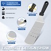Itopfox 18PCS Griddle Accessories Kit, Stainless Steel Flat Top Grilling Tools Set with Spatulas, Scraper Chopper, Melting Dome for Outdoor Barbecue - 3 of 4