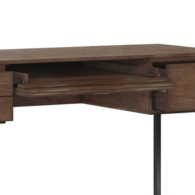 Brandt Desk Rustic Natural Aged Brown - WyndenHall, 3 of 8