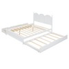Whisen Queen Size Platform Bed with 2 Big Drawers and Trundle - 4 of 4