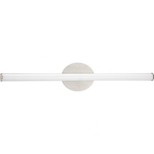 Progress Lighting Phase 3 LED Linear Vanity Light, 1-Light, Wall Light, Brushed Nickel, Acrylic Shade - 1 of 1