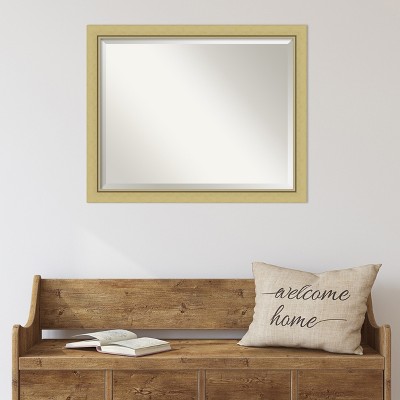 Landon Gold Rectangular Polystyrene Framed Bathroom Mirror 25.5" x 31.5"