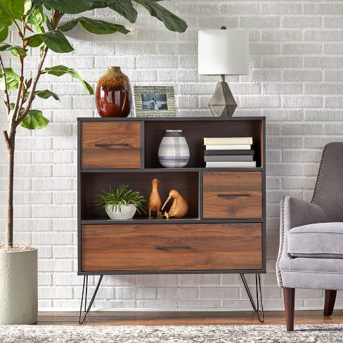 Extra Tall Cabinet Charcoal Gray - Buylateral : Target