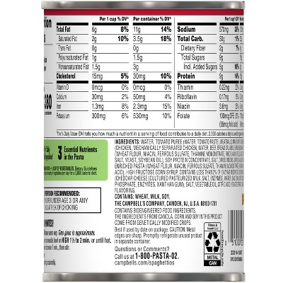 SpaghettiOs Canned Pasta with Meatballs - 15.6oz, 3 of 13