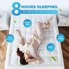 Aoibox Queen Mattress Pad Cover Cooling Pillow Top Down Alternative Fill Deep Pocket 8-21 Inch White Soft Breathable - 2 of 4