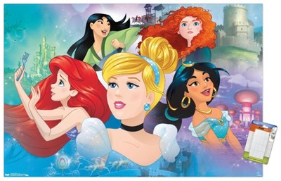Trends International Disney Princess - Gaze Unframed Wall Poster Prints ...