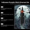 Racxily Halloween Themed Enchanting Pumpkin Witch Hanging Set Unique Crafting Festive Charms Perfect for Events and Parties - 2 of 4