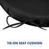 Peace Nest Waterproof Outdoor Chair Cushions Set of 4 with Ties for Patio Furniture - 4 of 4