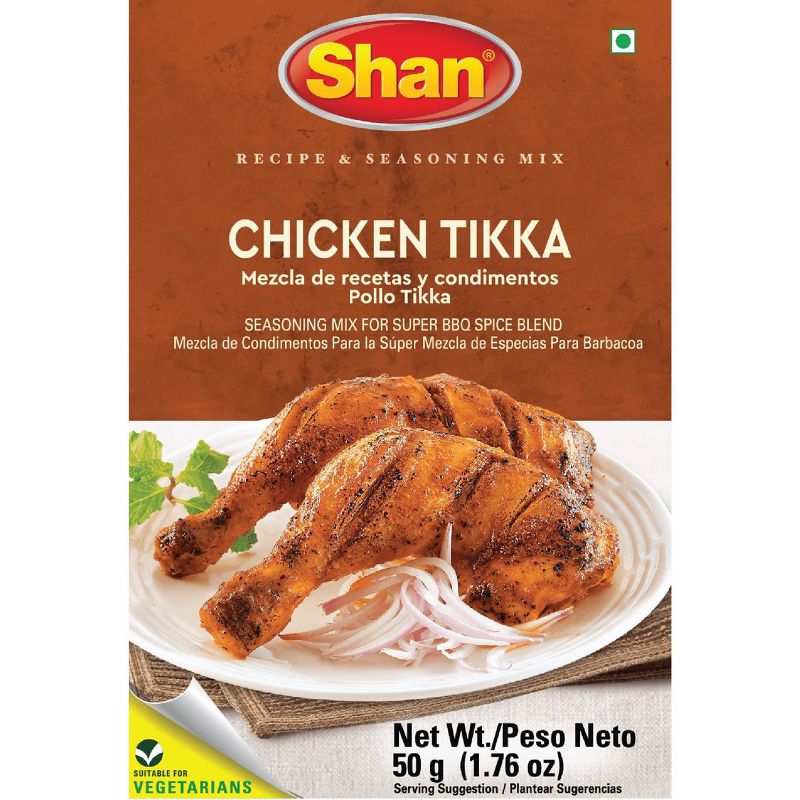 Shan Recipe &#38; Seasoning Mix - Chicken Tikka - 1.76oz, 1 of 8