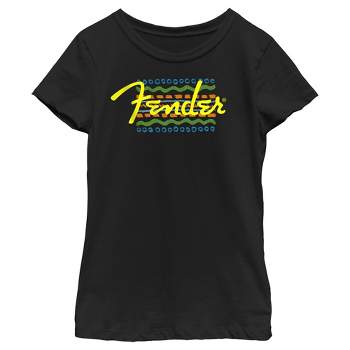 Girl's Fender Colorful Logo T-Shirt