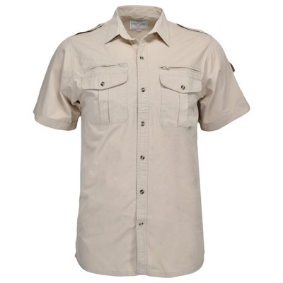 mens short sleeve safari shirts