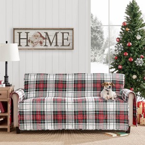 Spencer Plaid Furniture Cover 103x76 - Levtex Home - 1 of 4