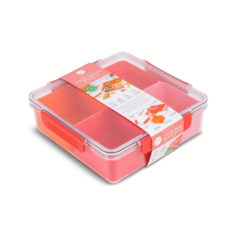 Core Kitchen Square Locking Snack Box