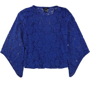 Alfani Womens Lace Knit Blouse - 1 of 1