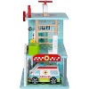 Toysters Big Hospital Station Wooden Emergency Vehicle Playset For Boys and Girls - Suitable for Ages 3 and Up - 3 of 3